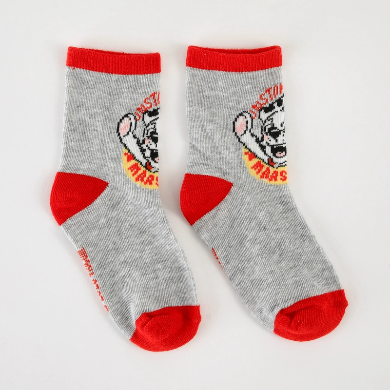 CALCETIN 2P NIÑO PAW PATROL RHUBARB GRIS - 4