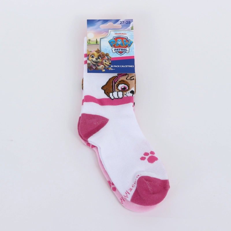 CALCETIN 2P NIÑA PAW PATROL SKYE ROSADO - 3