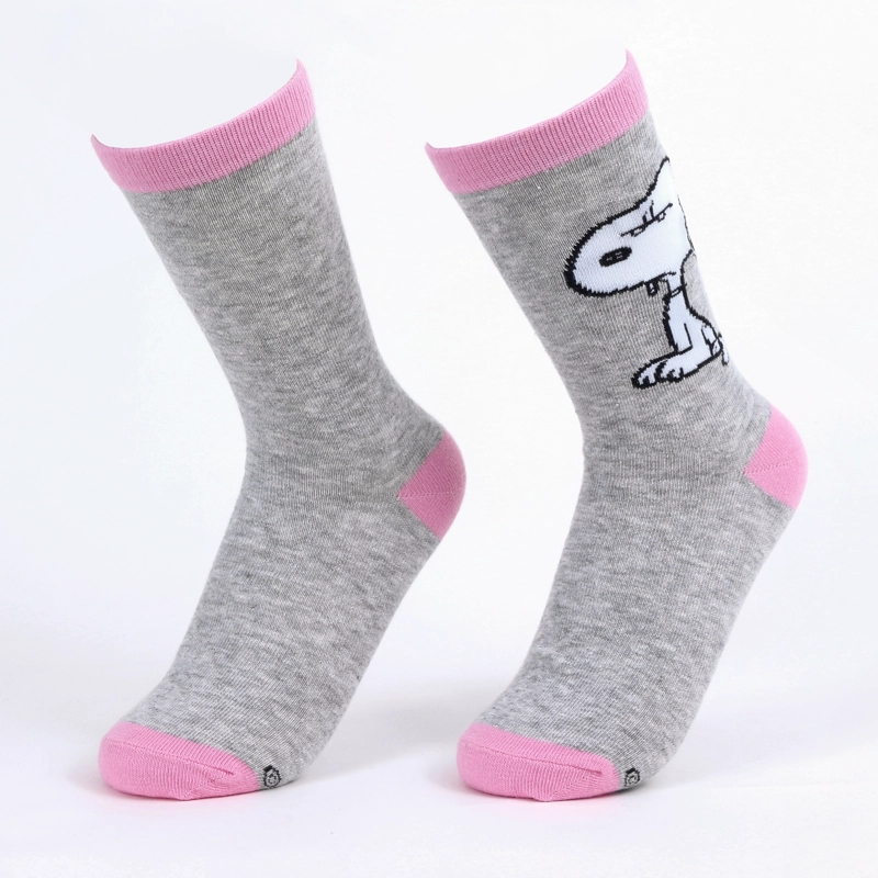 CALCETIN 2P MUJER SNOOPY ROSADO - 5