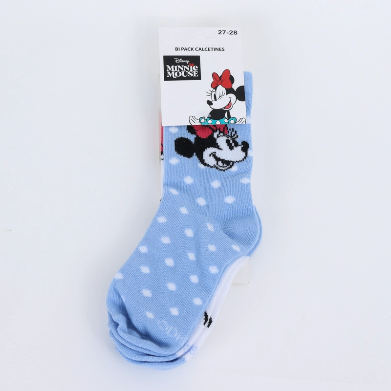 CALCETIN 2P NIÑA MINNIE DISNEY LUNARES BLANCO - 1