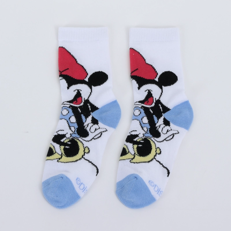 CALCETIN 2P NIÑA MINNIE DISNEY LUNARES BLANCO - 4