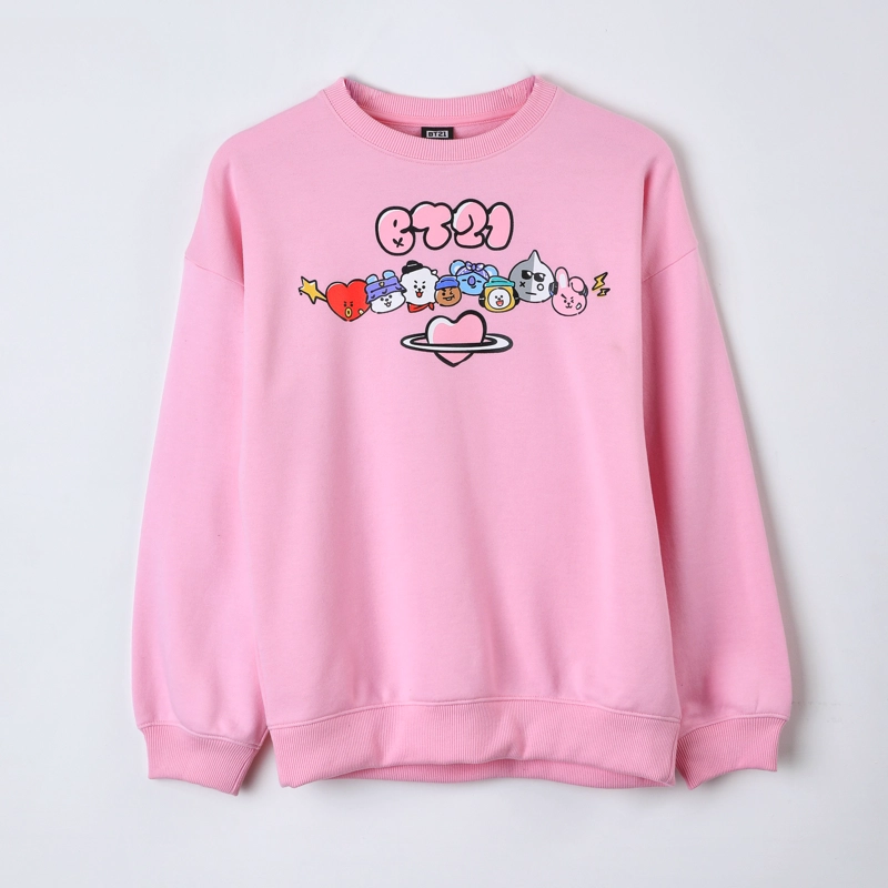 POLERON TEEN BT21 ROSADO - 2