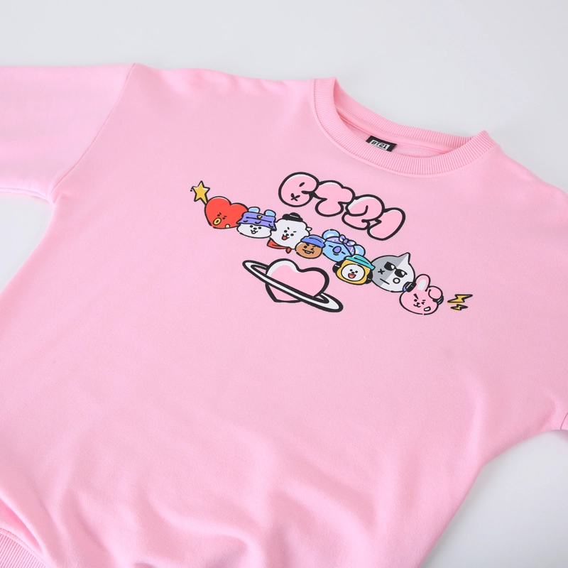 POLERON TEEN BT21 ROSADO - 4