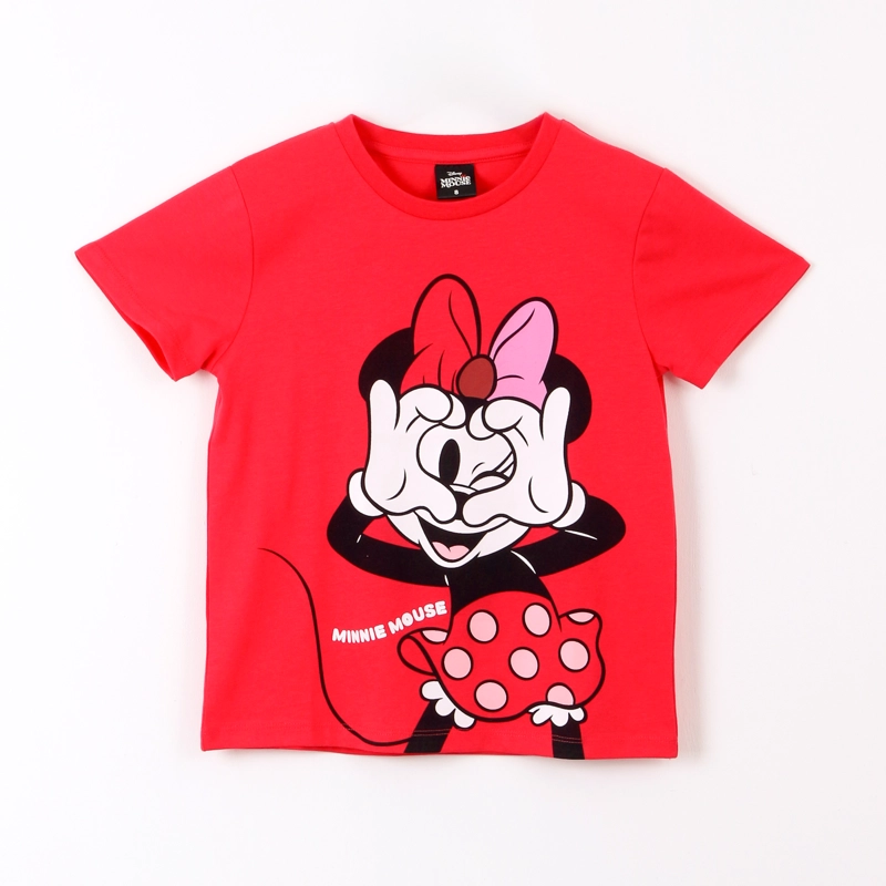 POLERA MANGA CORTA NIÑA MINNIE ROJO - 1