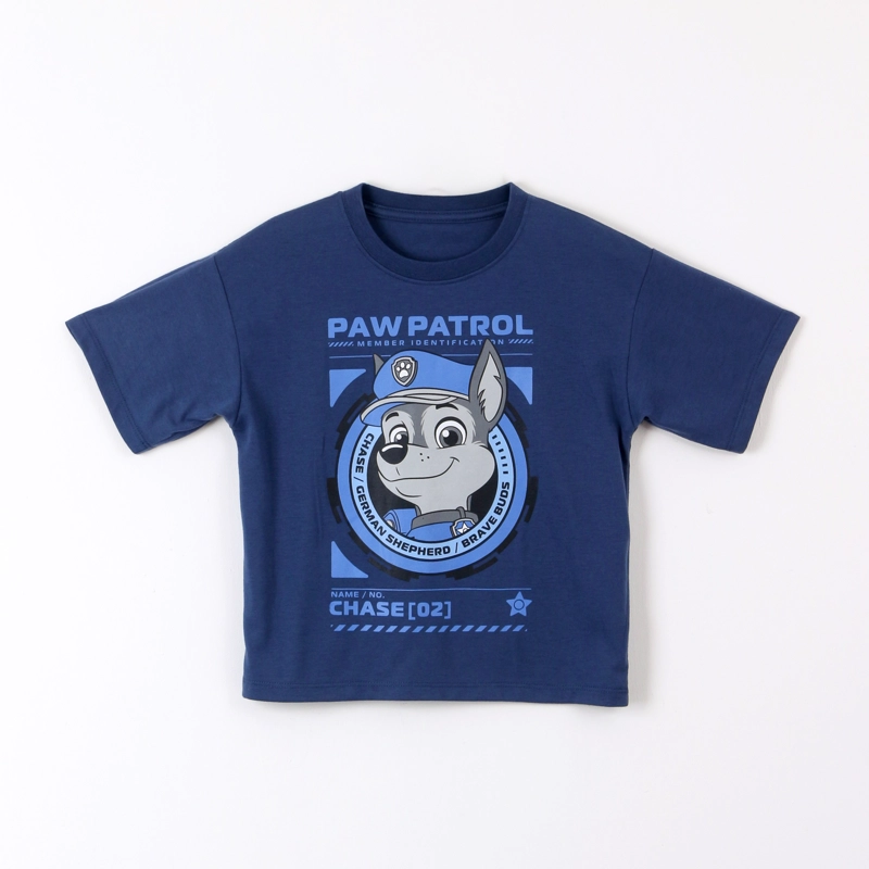 POLERA MANGA CORTA NINO PAW PATROL AZUL MARINO 3
