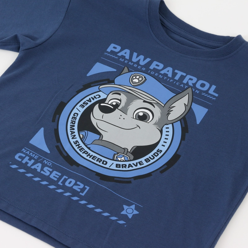 POLERA MANGA CORTA NIÑO PAW PATROL AZUL MARINO - 3