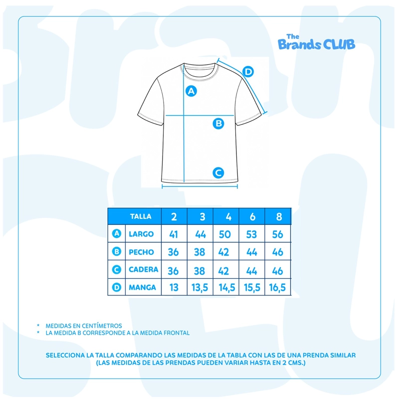 POLERA MANGA CORTA NIÑO BLUEY MESA AZUL - 4