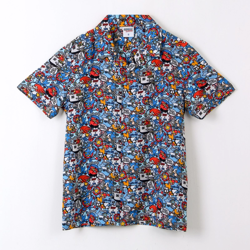 CAMISA MANGA CORTA NIÑO SONIC MULTICOLOR - 1