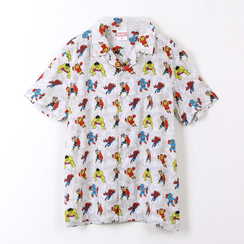 CAMISA MANGA CORTA NIÑO AVENGERS MARVEL BLANCO - 1