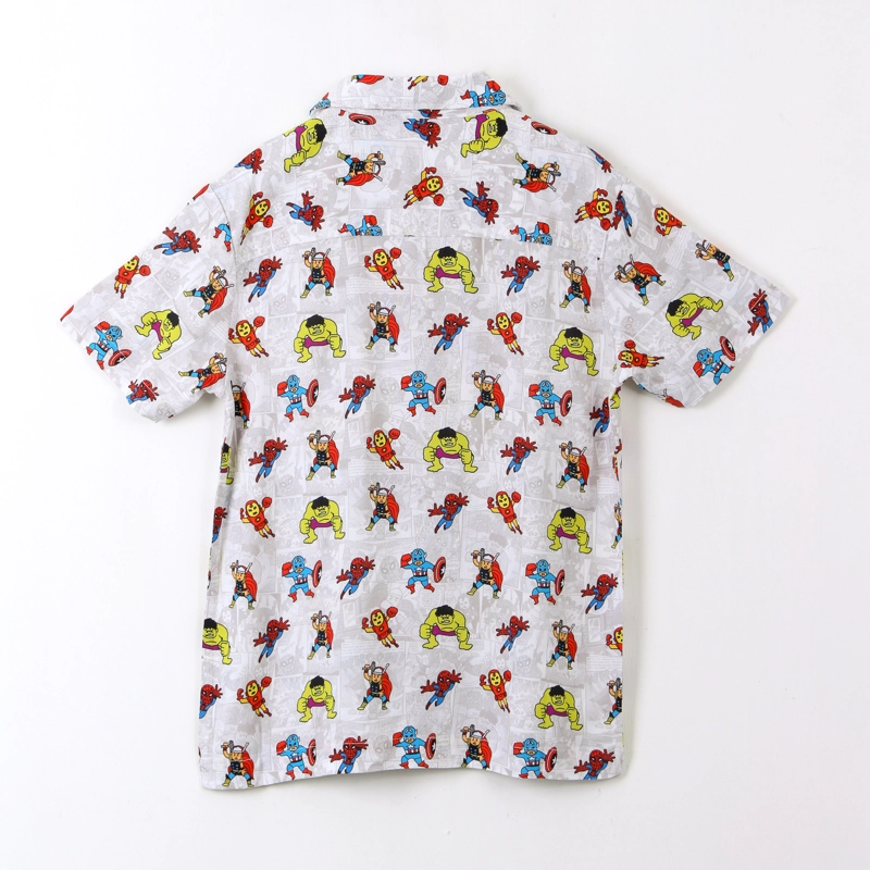 CAMISA MANGA CORTA NIÑO AVENGERS MARVEL BLANCO - 2