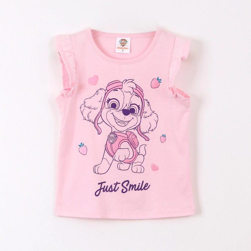 POLERA SIN MANGAS NIÑA PAW PATROL ROSADO - 1