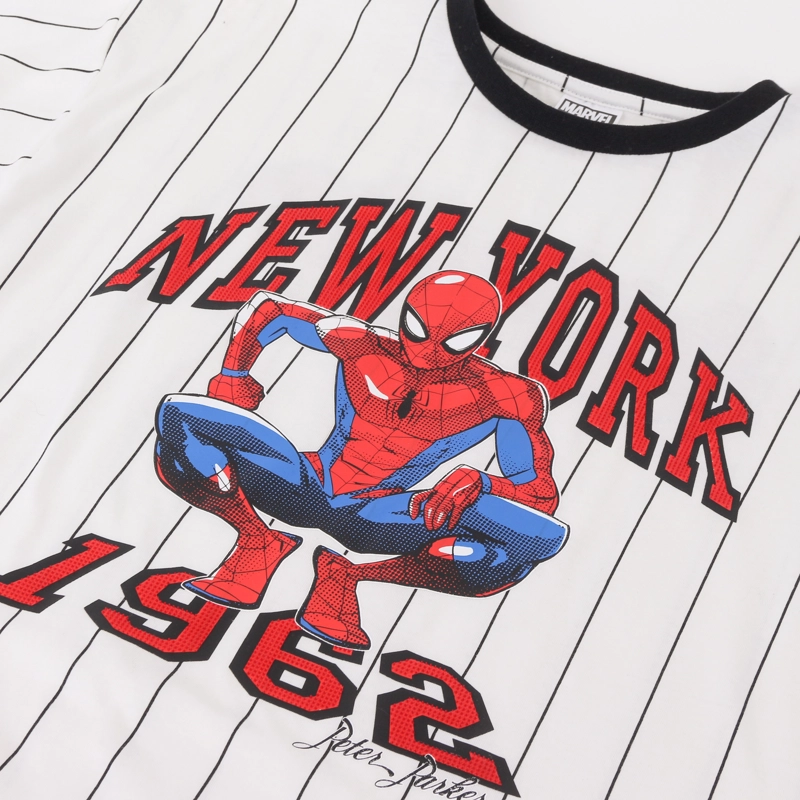 POLERA MANGA CORTA NIÑO SPIDERMAN MARVEL BLANCO - 3