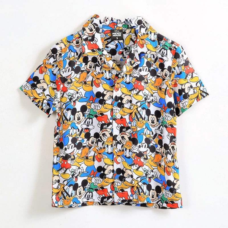CAMISA MANGA CORTA NIÑO MICKEY DISNEY BLANCO - 1