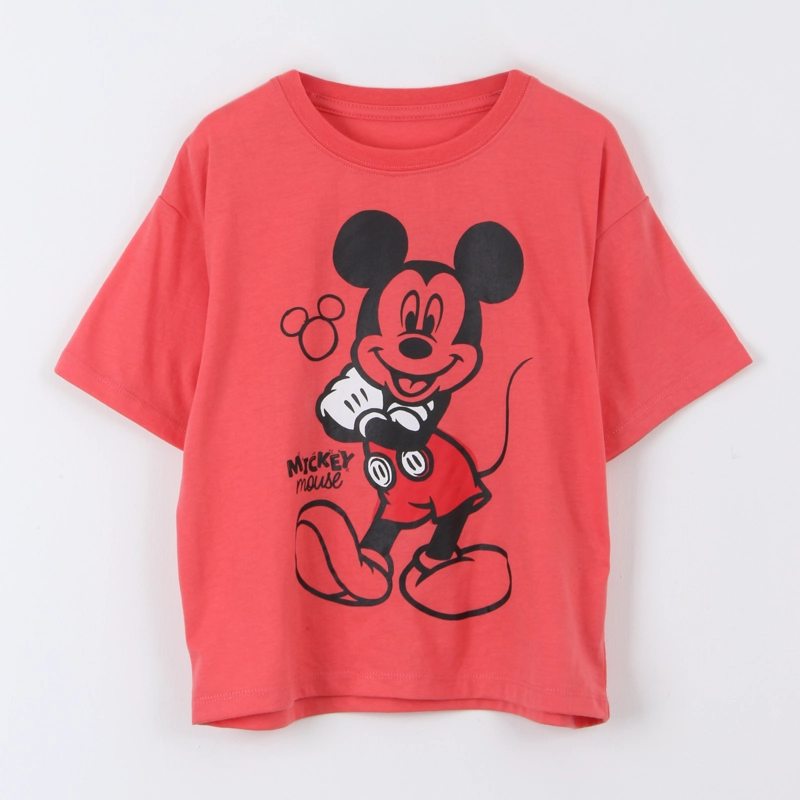 POLERA MANGA CORTA NIÑO MICKEY NARANJO - 1