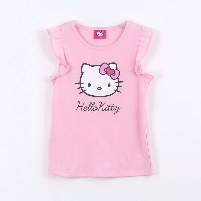 POLERA SIN MANGAS NIÑA HELLO KITTY ROSADO - 1