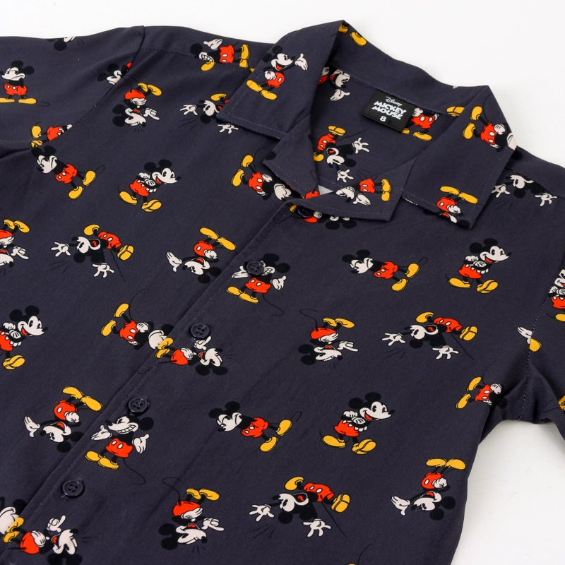 CAMISA MANGA CORTA NIÑO MICKEY DISNEY AZUL MARINO - 3