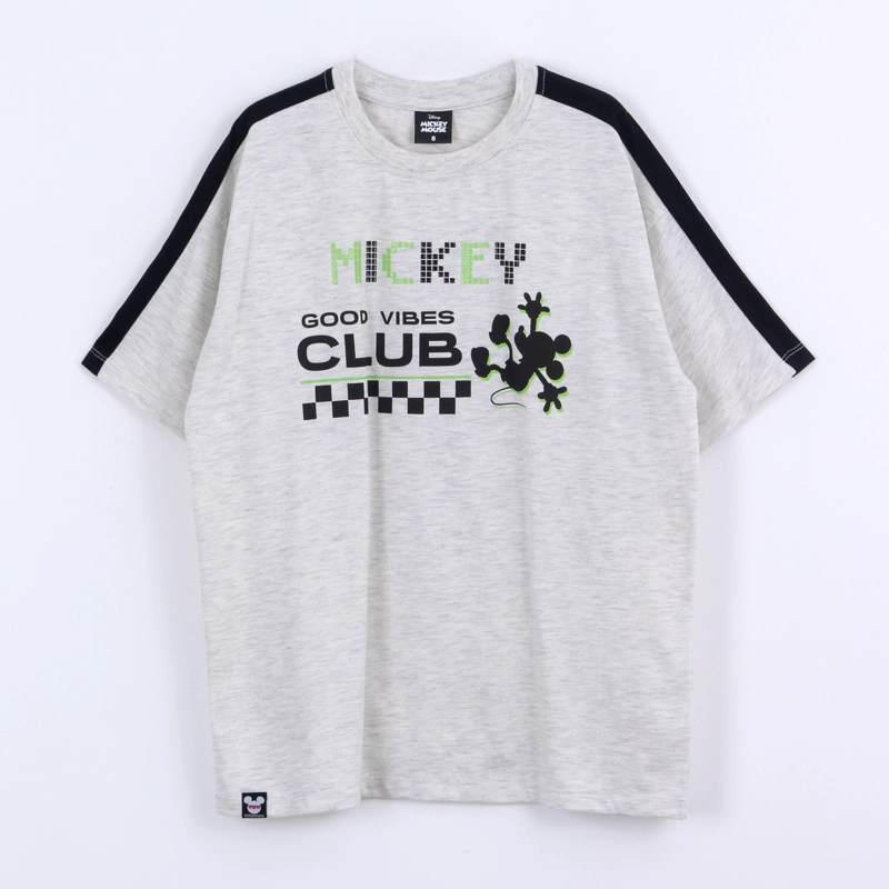 POLERA MANGA CORTA NIÑO MICKEY DISNEY GRIS - 1