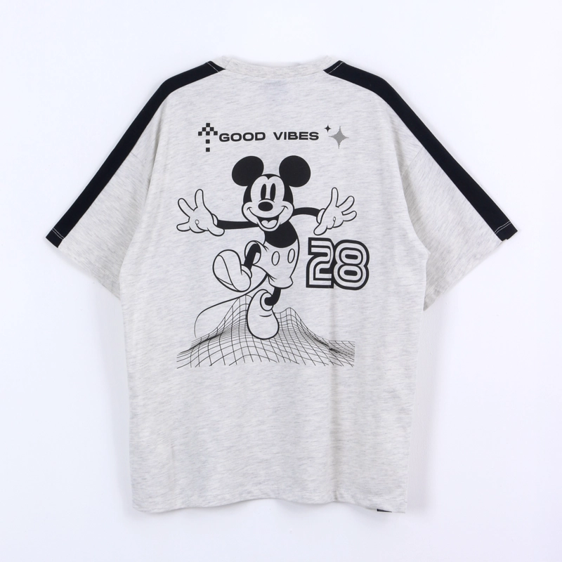 POLERA MANGA CORTA NIÑO MICKEY DISNEY GRIS - 2