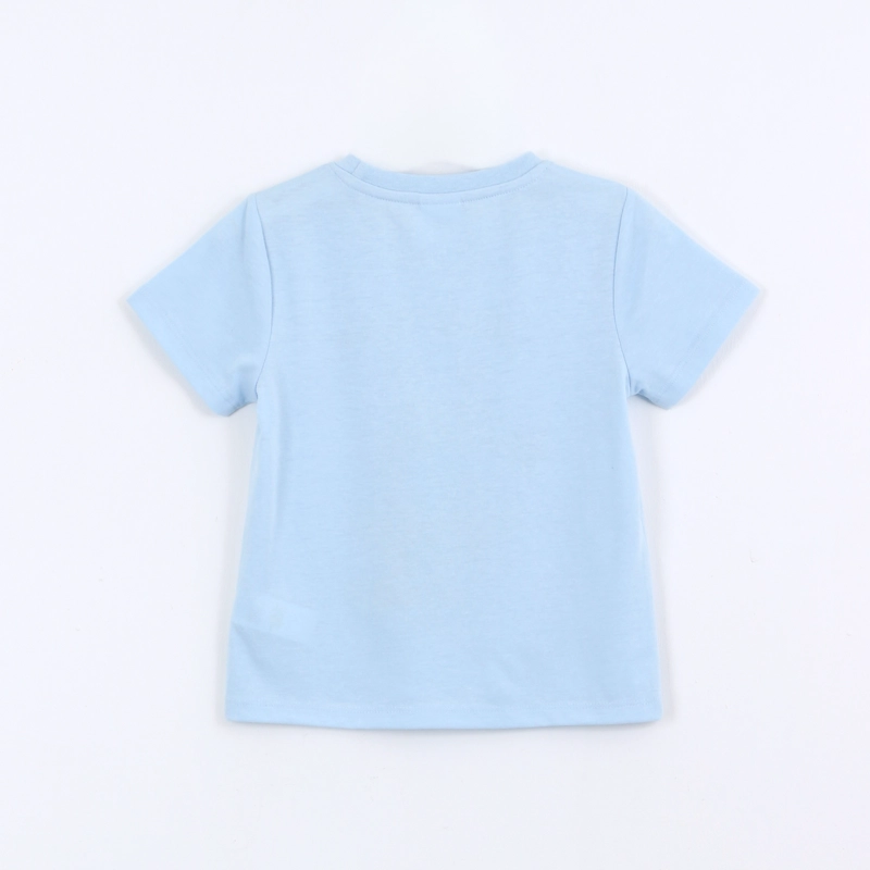 POLERA MANGA CORTA NIÑA BLUEY CELESTE - 2