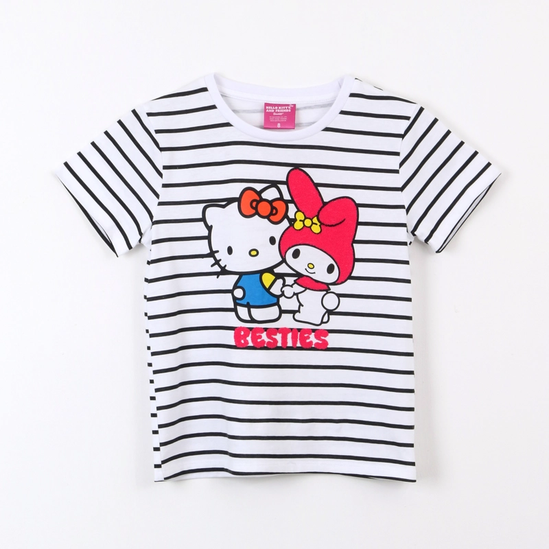 POLERA MANGA CORTA NIÑA HELLO KITTY BLANCO - 1