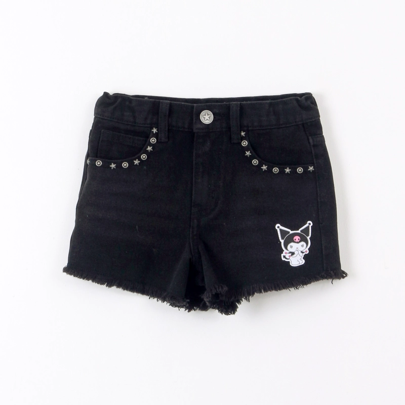 SHORT NIÑA KUROMI NEGRO - 1