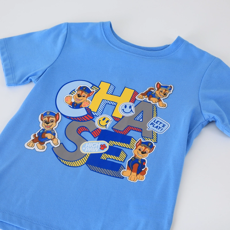 POLERA MANGA CORTA NIÑO PAW PATROL AZUL - 3