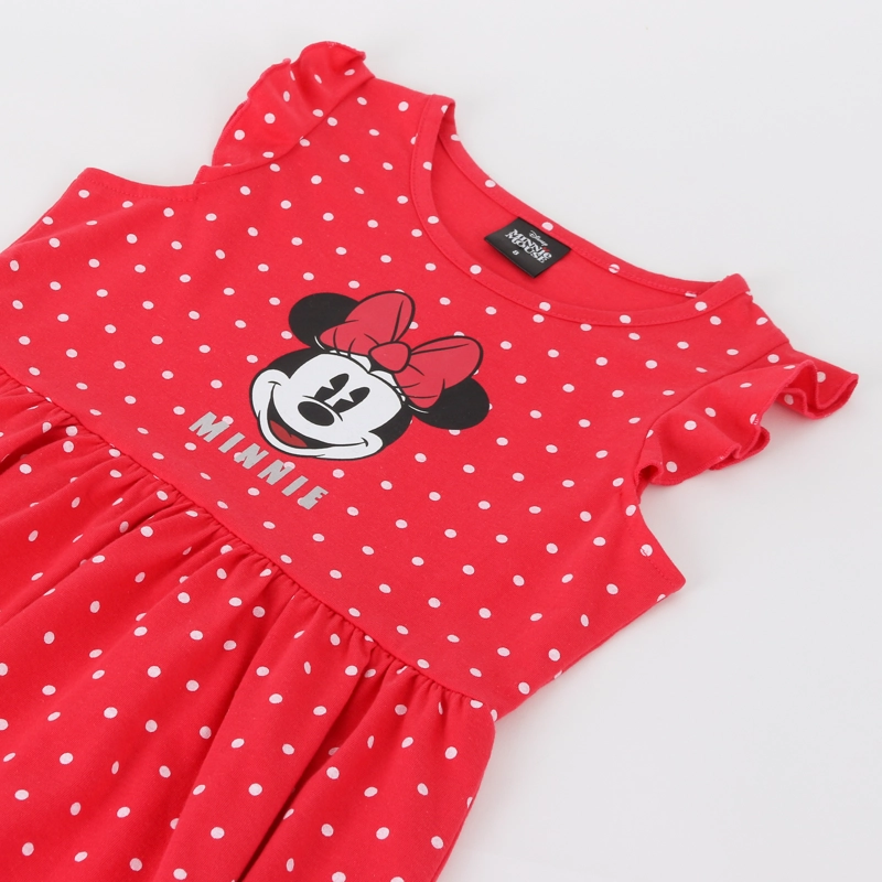 VESTIDO NIÑA MINNIE ROJO - 3