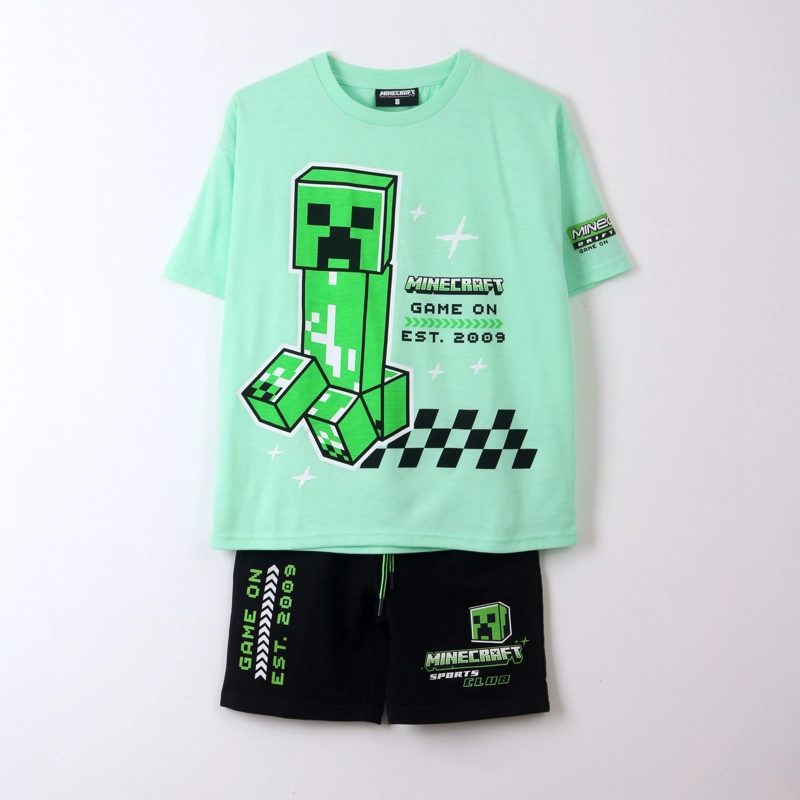 CONJUNTO NIÑO MINECRAFT VERDE - 1