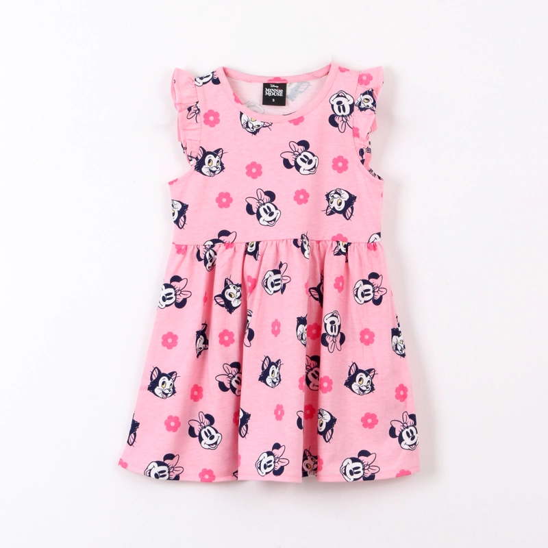 VESTIDO NIÑA MINNIE ROSADO - 1