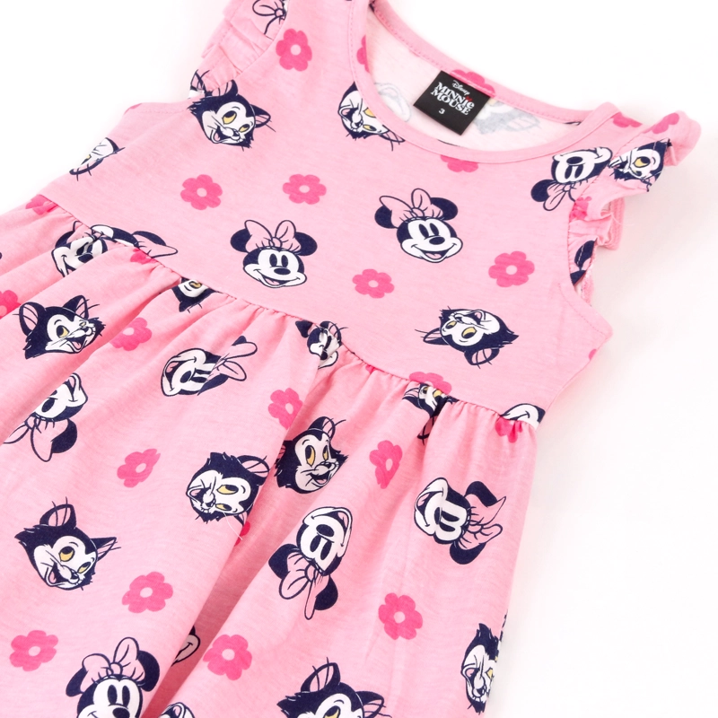 VESTIDO NIÑA MINNIE ROSADO - 3