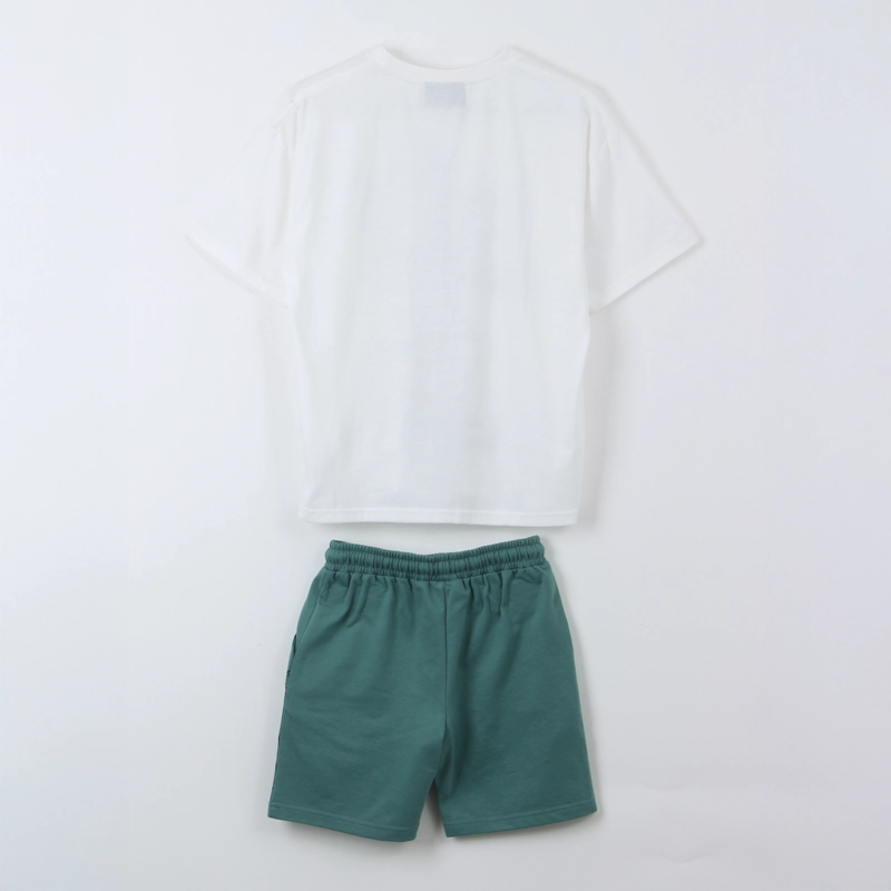 CONJUNTO NIÑO MINECRAFT BLANCO - 2