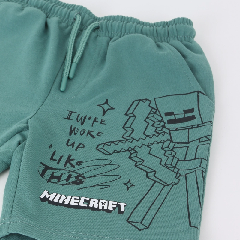 CONJUNTO NIÑO MINECRAFT BLANCO - 4
