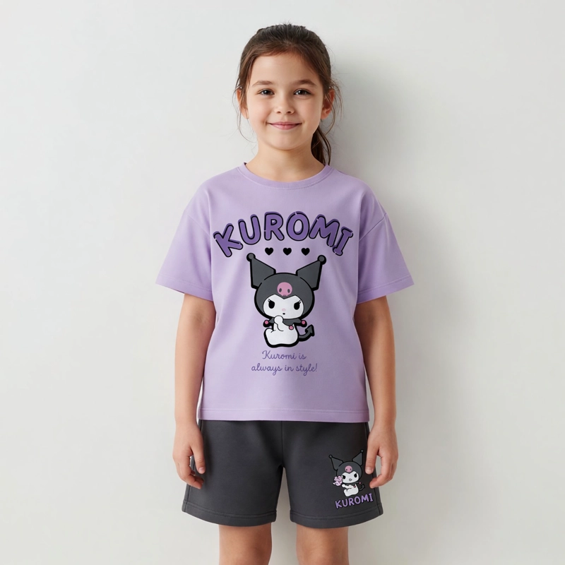 CONJUNTO NIÑA KUROMI LILA - 1