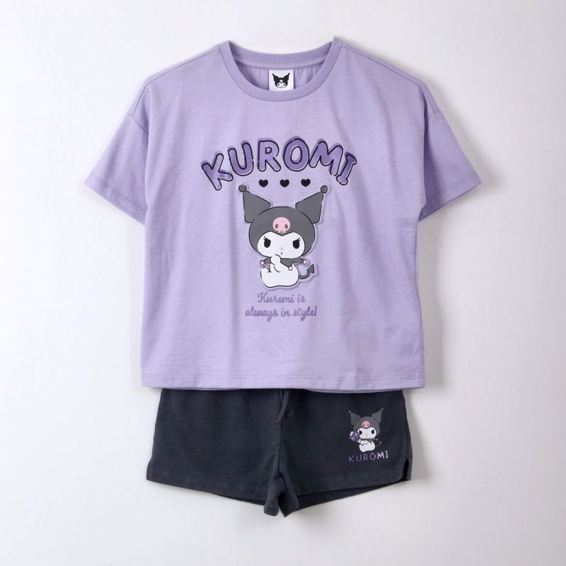 CONJUNTO NIÑA KUROMI LILA - 2