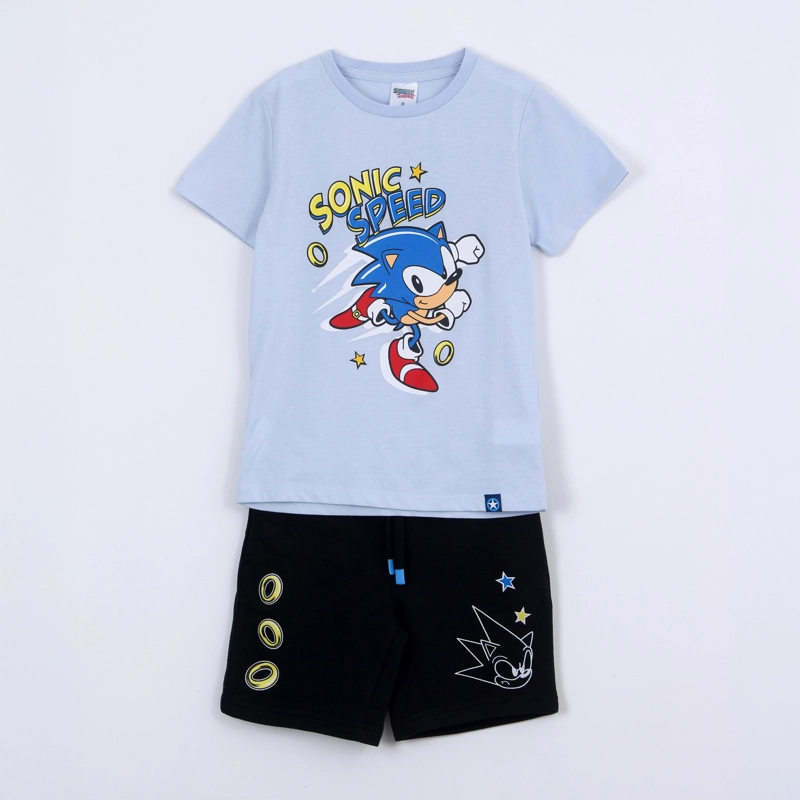 CONJUNTO NIÑO SONIC CELESTE - 1