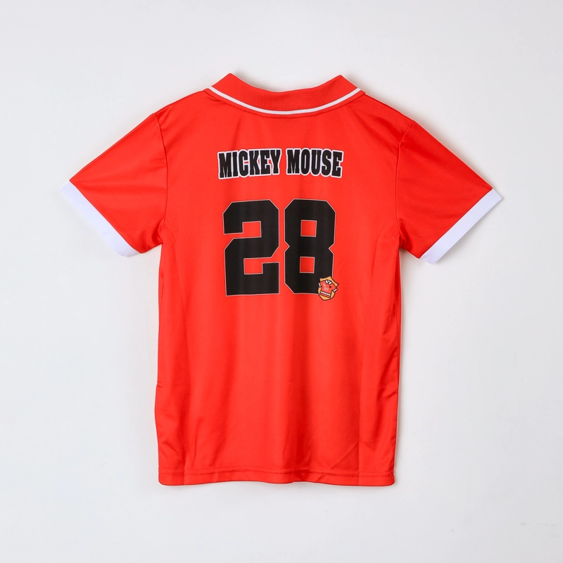 POLERA MANGA CORTA NIÑO MICKEY ROJO - 3