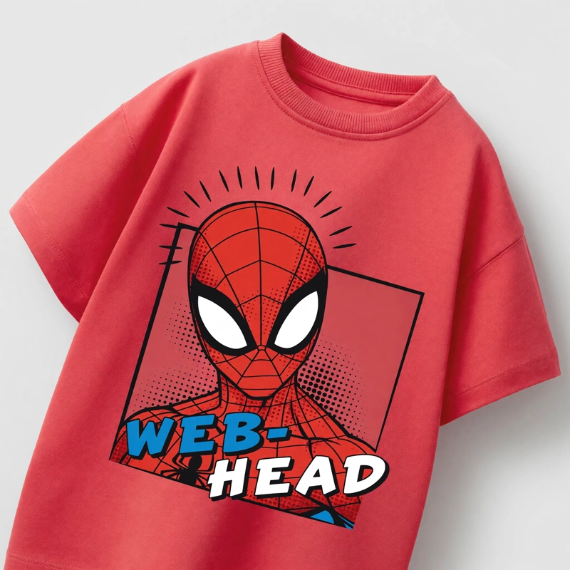 CONJUNTO NIÑO SPIDERMAN MARVEL ROJO - 5