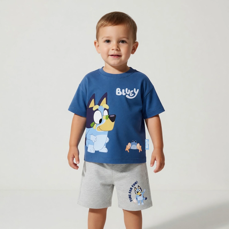 CONJUNTO NIÑO BLUEY AZUL - 1