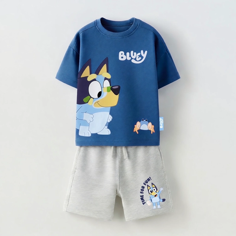 CONJUNTO NIÑO BLUEY AZUL - 3