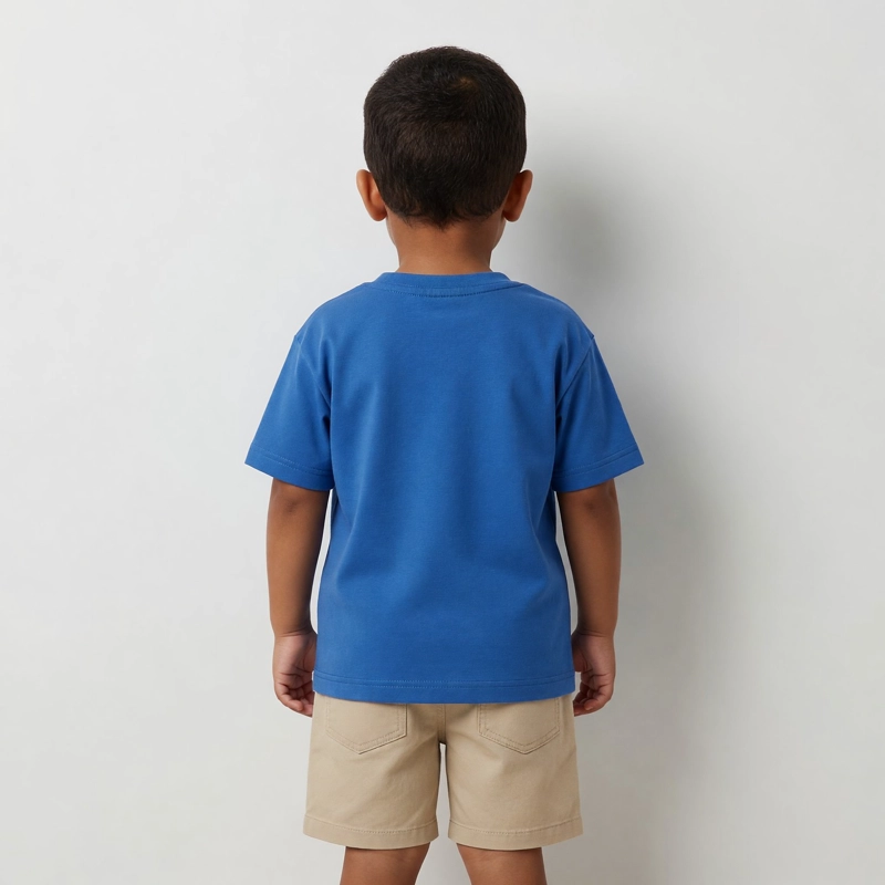 POLERA MANGA CORTA NIÑO MICKEY AZUL - 2