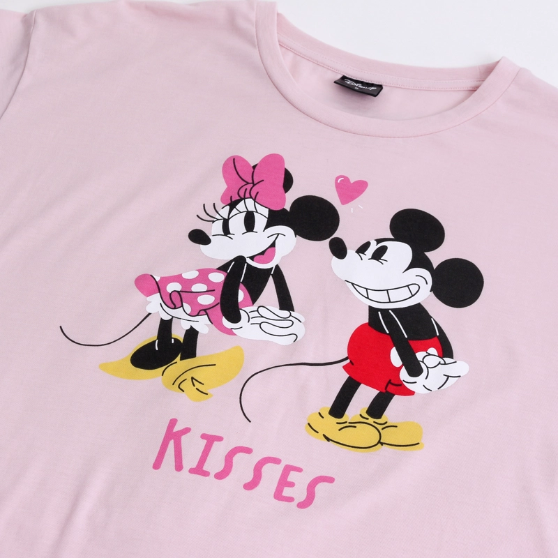 PIJAMA CORTO MUJER MICKEY DISNEY KISSES ROSADO - 4