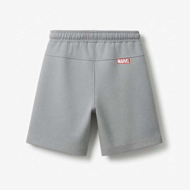 SHORT NIÑO SPIDERMAN MARVEL GRIS MEL - 4