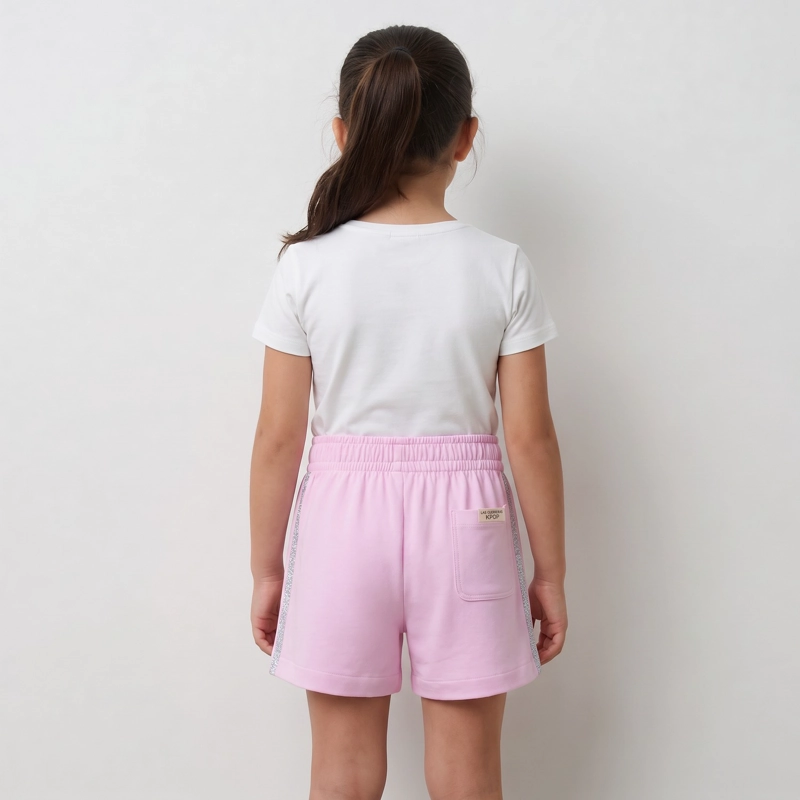 SHORT NIÑA KPOP DEMON HUNTERS ROSADO - 2