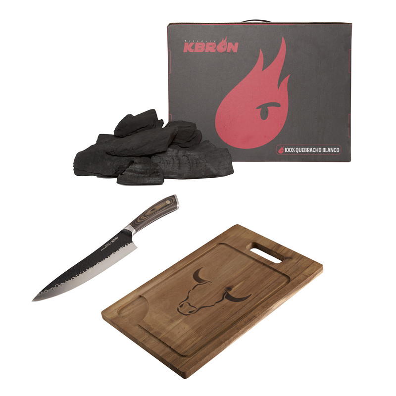 COMBO PARRILLA 259 WAYU + 3 KG CARBON VEGETAL KBRON - 1