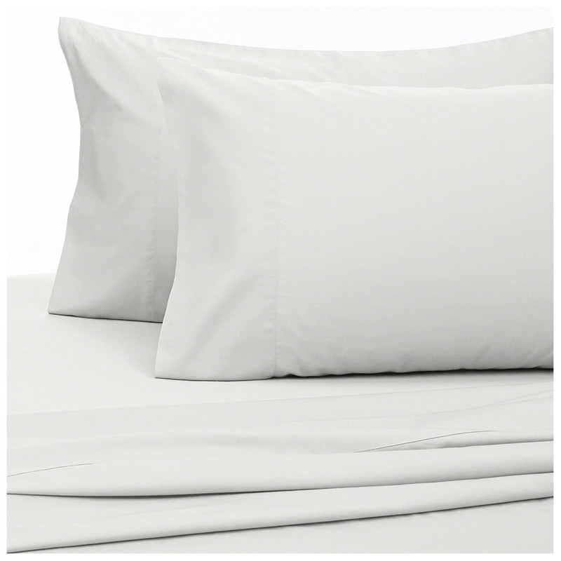 SÁBANAS ARTHOME UNICOLOR 2 PLAZAS 144 HILOS BLANCO - 1