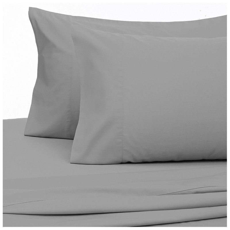SÁBANAS ARTHOME UNICOLOR KING 144 HILOS GRIS - 1