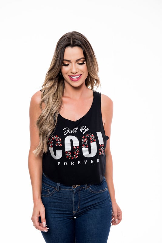 POLERA SM PEDRERIA COOL BLACK RC-7 - 1