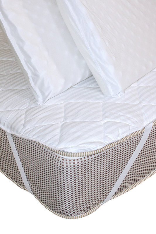 PACK ARTHOME BLANCO 2 CUBRECOLCHONES 2 PLAZAS MT/TNT 90G - 1
