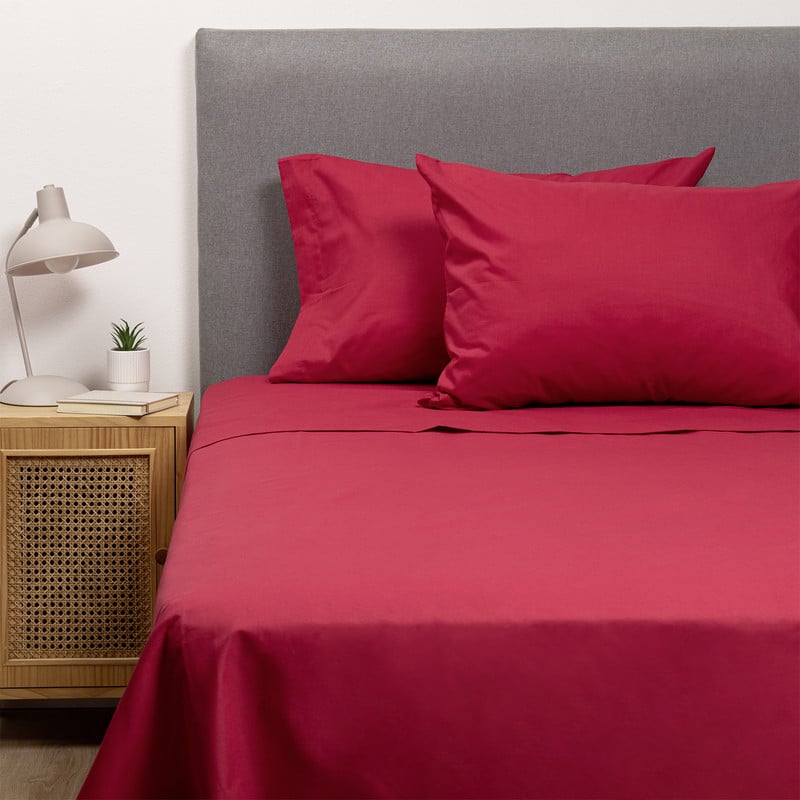PACK 2 SABANAS ARTHOME ROJO + AZUL 144 HILOS - 2