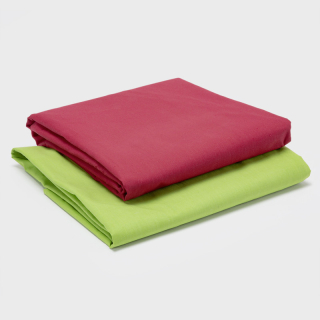 PACK 2 SABANAS ARTHOME VERDE + ROJO 144 HILOS